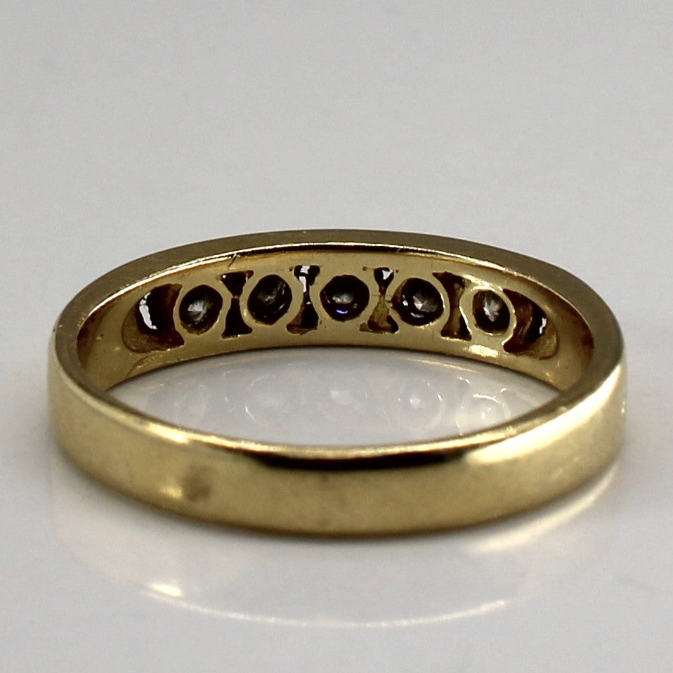 Channel Set Diamond Band | 0.33ctw | SZ 5.5 |