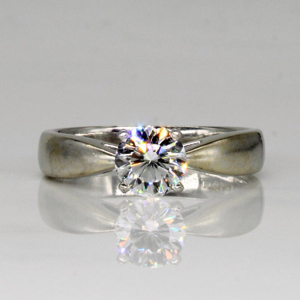 Canadian 100 Facet Diamond Solitaire Engagement Ring | 1.07ct | SZ 8.25 |