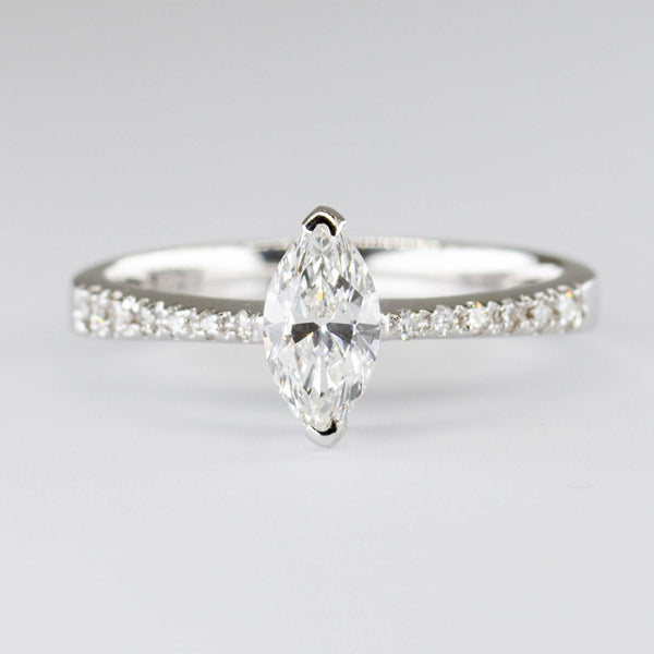 18k Marquise Diamond Engagement Ring | 0.65ctw | SZ 6.5 |