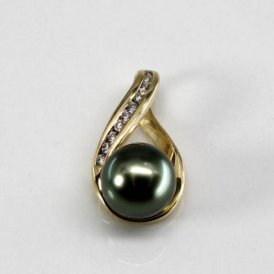 Pearl & Diamond Pendant | 0.10ctw |