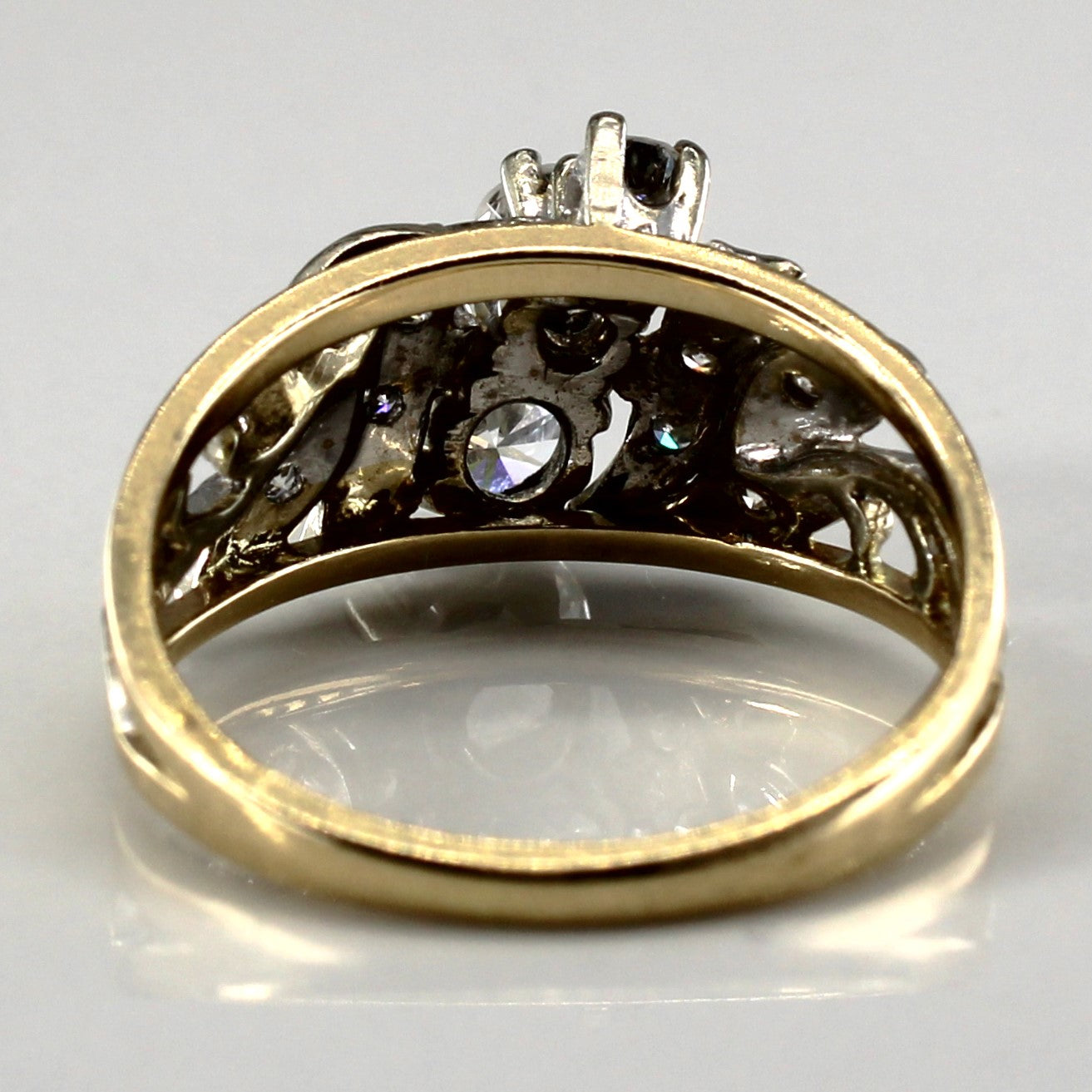 Filigree Diamond Engagement 14k Ring | 1.12ctw | SZ 7 |