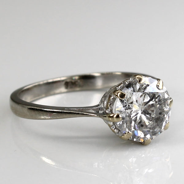 Solitaire Diamond Engagement Ring | 1.66ct | SZ 6.5 |