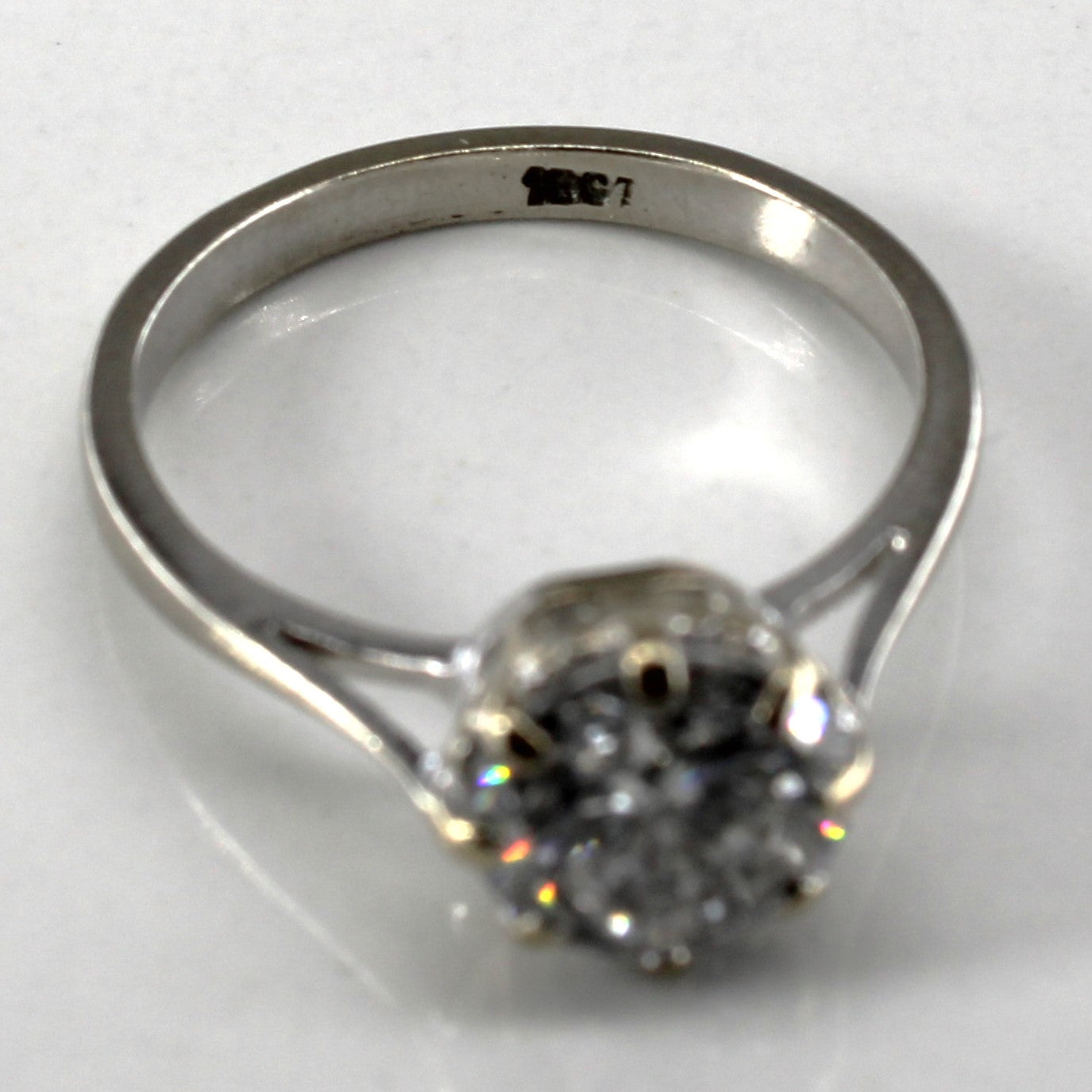 Solitaire Diamond Engagement Ring | 1.66ct I2 E/F | SZ 6.5 |