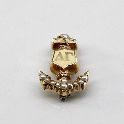 Vintage Pearl Fraternity Pin