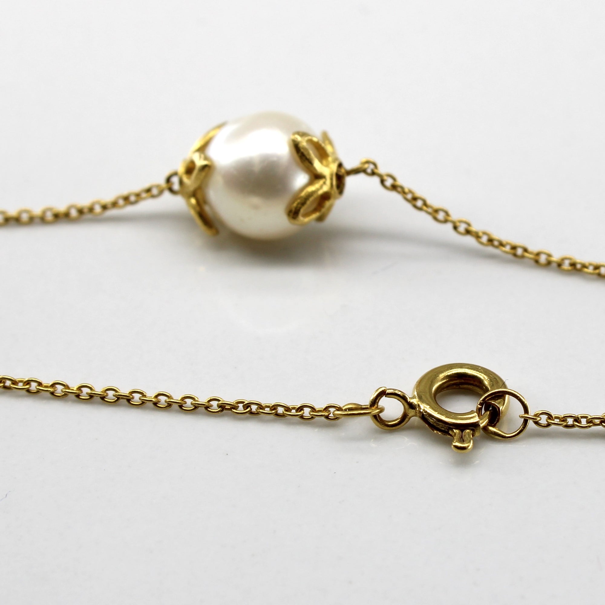 Pearl Gold Chain | 14