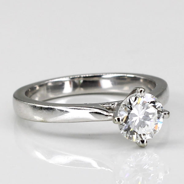 Solitaire Diamond Engagement Ring | 0.60ct VVS2 H | SZ 3.75 |