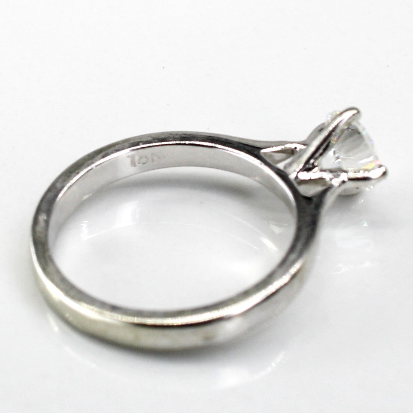 Solitaire Diamond Engagement Ring | 0.60ct VVS2 H | SZ 3.75 |