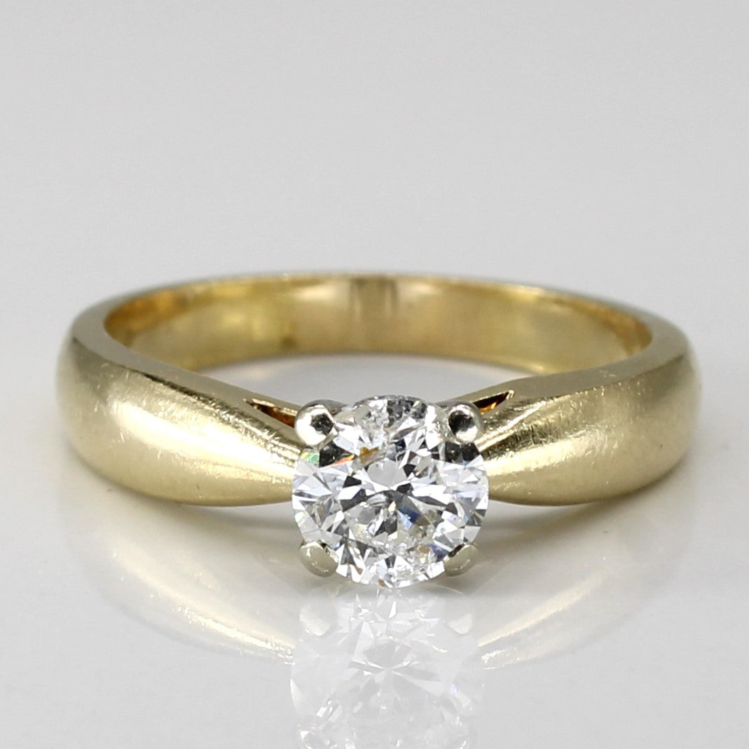 Solitaire Diamond Yellow Gold Engagement Ring | 1.00ct I2 G/H | SZ 7.75 |