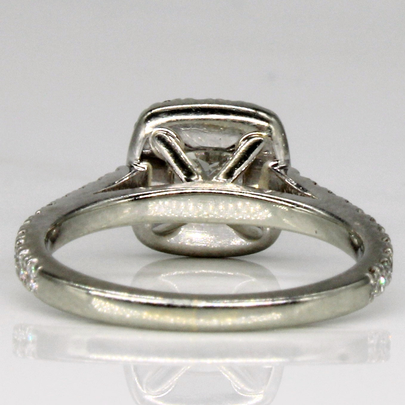 GIA Certified Diamond Wedding Ring Set | 1.65ctw VS2 G | SZ 3.75 |