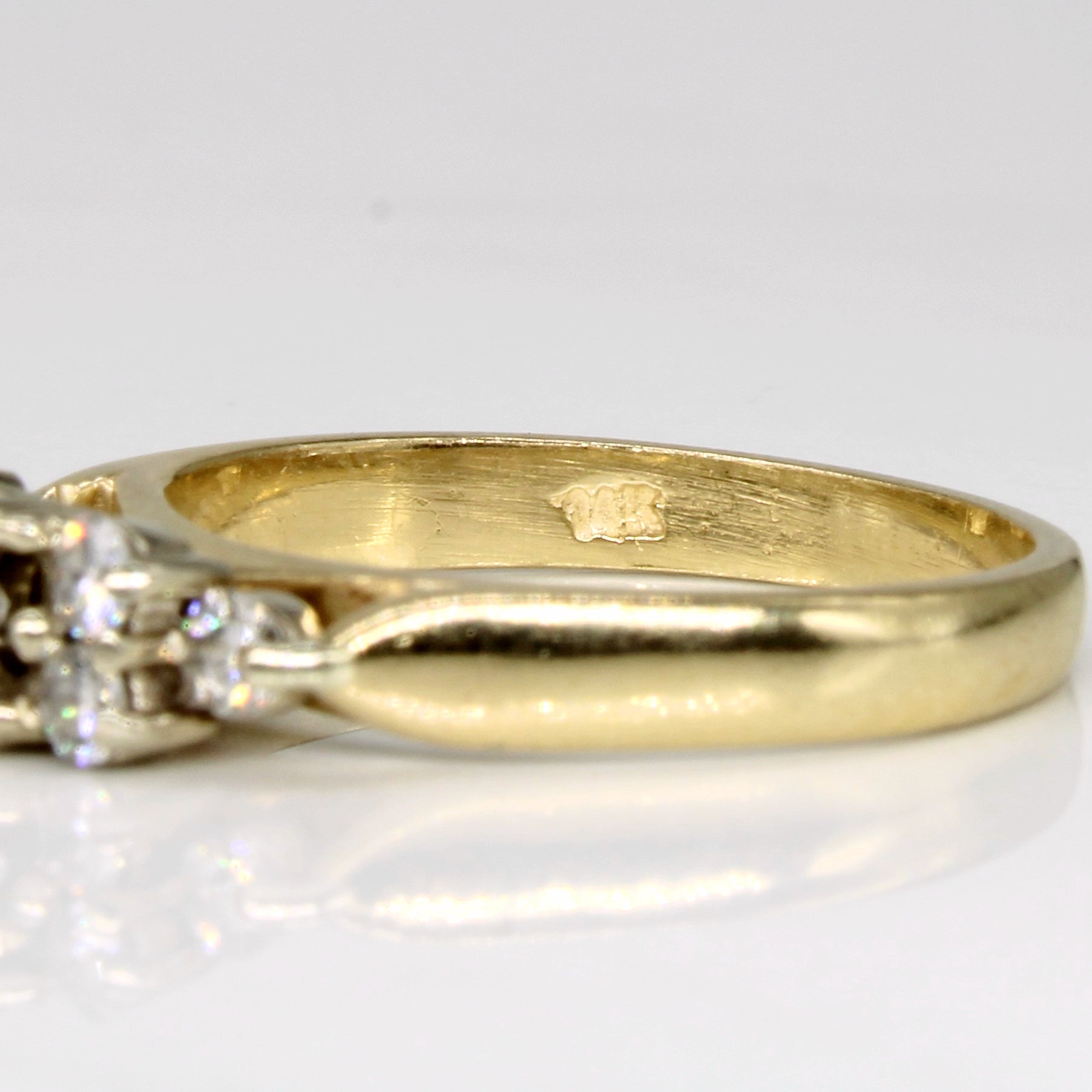 Diamond Accented Engagement Ring | 0.50ctw | SZ 6 |