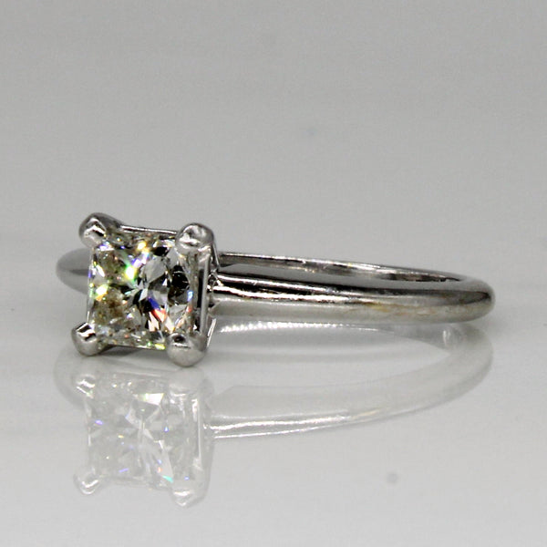 Princess Cut GIA Certified Diamond Solitaire Engagement Ring | 0.70ct J VS2 | SZ 5 |