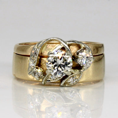High Set Diamond Ring | 0.78ctw | SZ 8.25 |