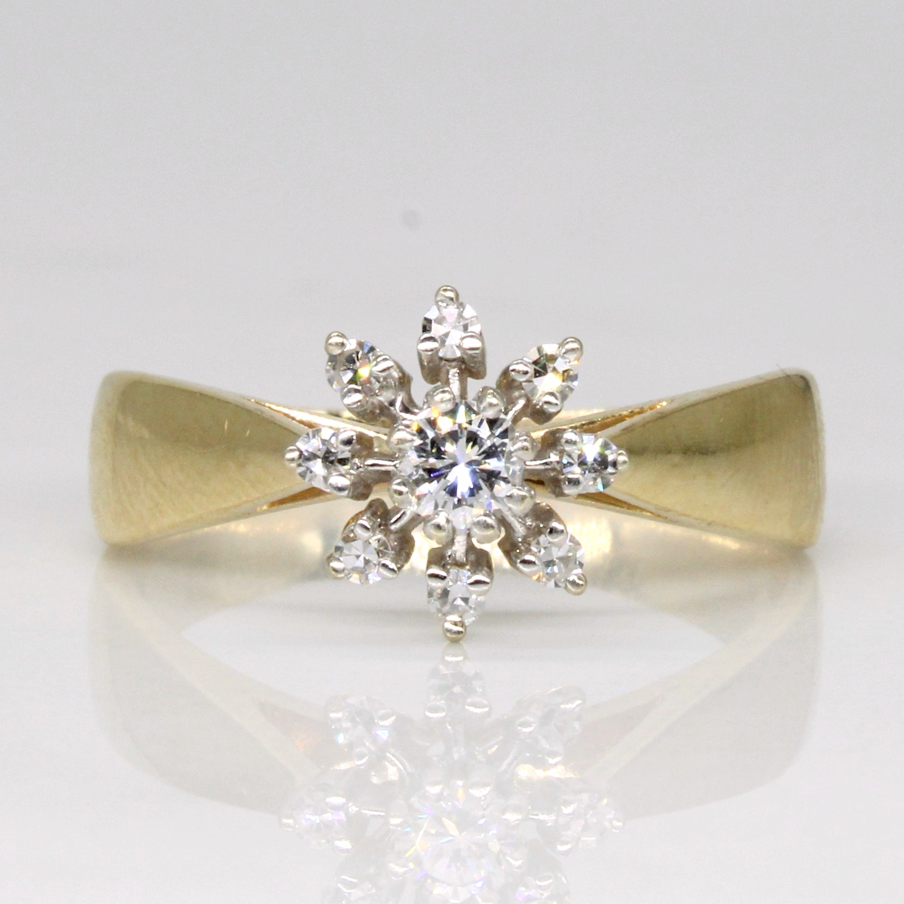 Diamond Cocktail Ring | 0.27ctw | SZ 8.75 |