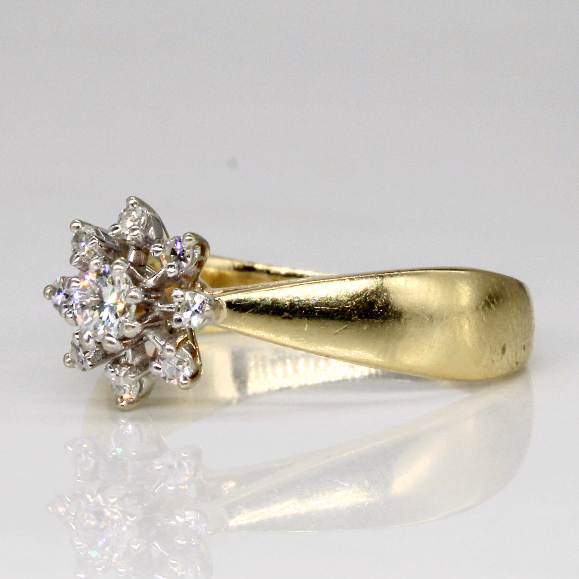 Diamond Cocktail Ring | 0.27ctw | SZ 8.75 |