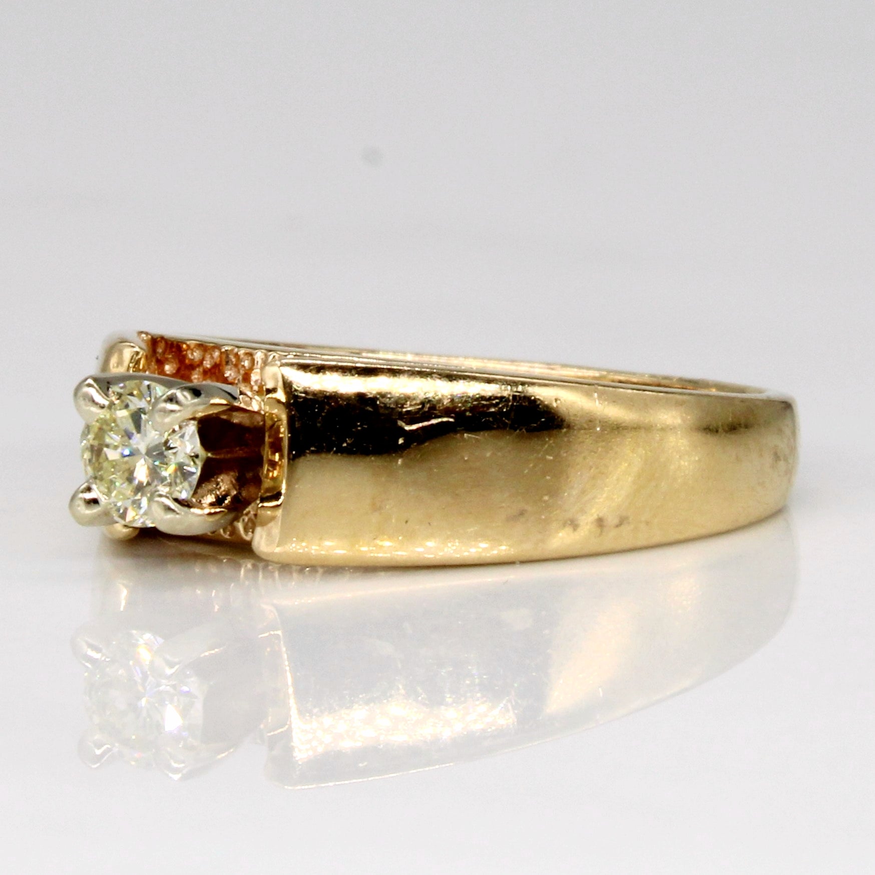 Cathedral Set Diamond Ring | 0.21ct | SZ 5.5 |