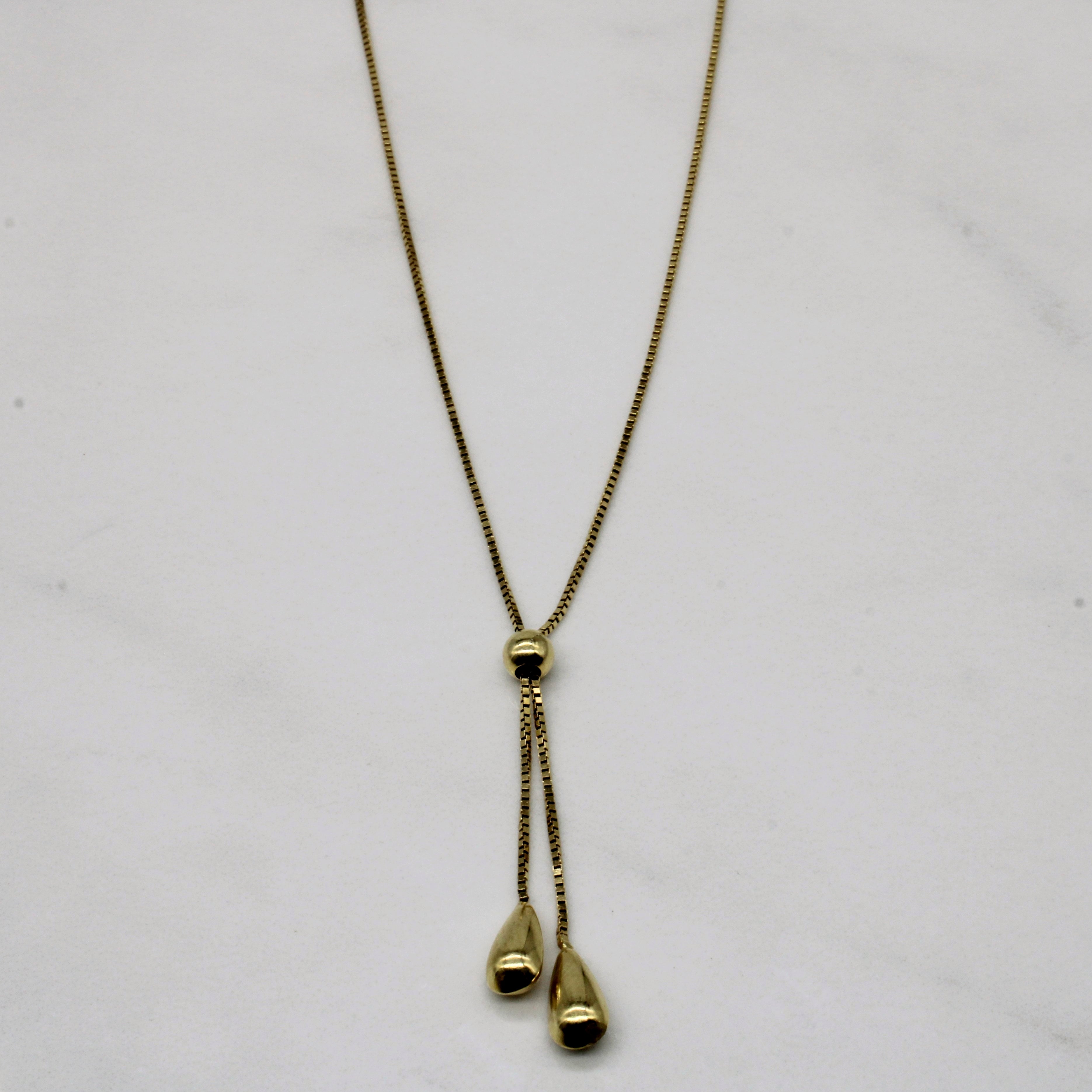 14k Yellow Gold Necklace | 16" |