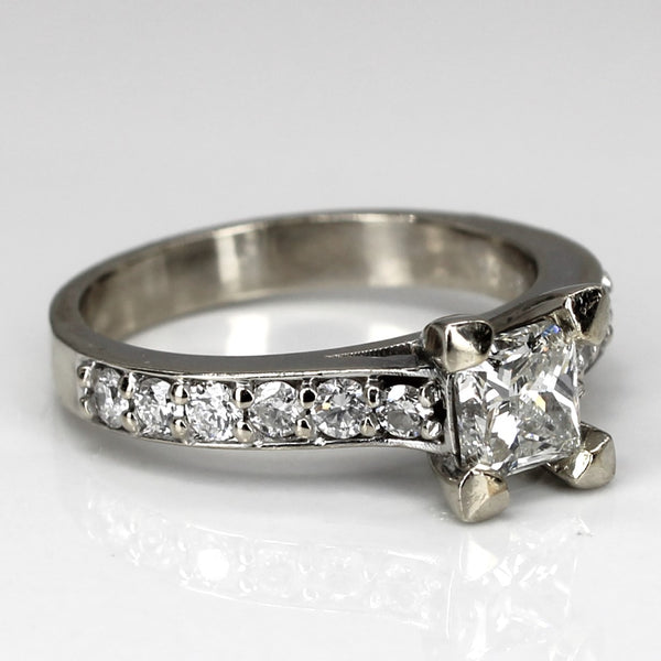 Princess Diamond Engagement Ring | 1.11ctw VS2 G | SZ 5.5 |