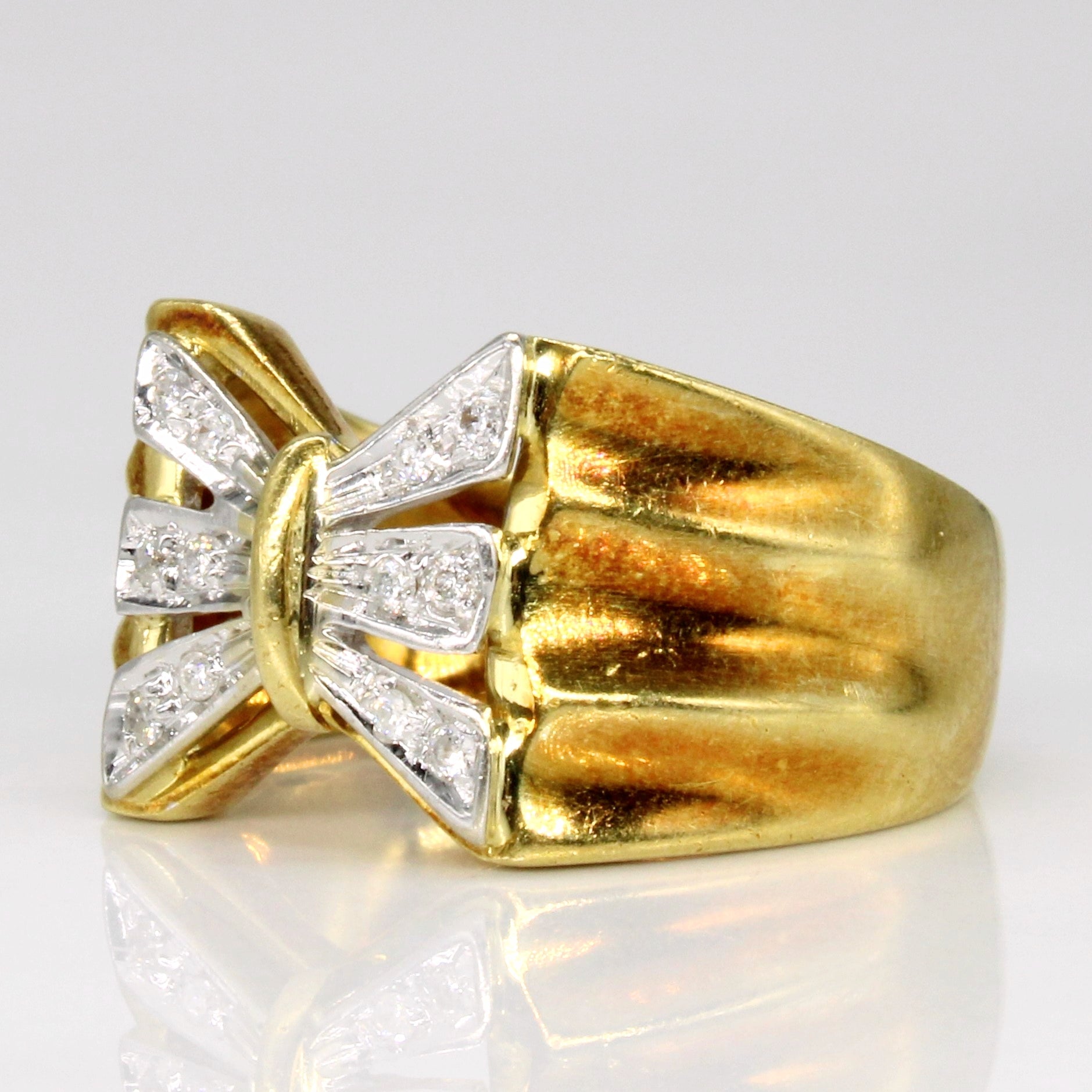 Diamond Cocktail Ring | 0.10ctw | SZ 7.25 |