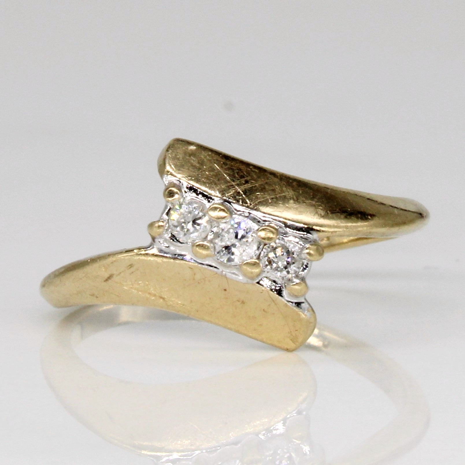 Diamond Waterfall Ring | 0.08ctw | SZ 5.25 |