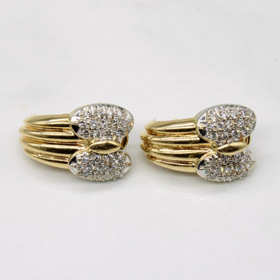 Diamond Bow Earrings | 1.00ctw |