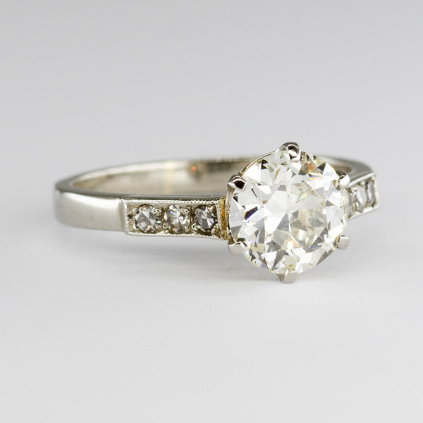 Antique Diamond Engagement Ring | 1.41ctw | SZ 6 |