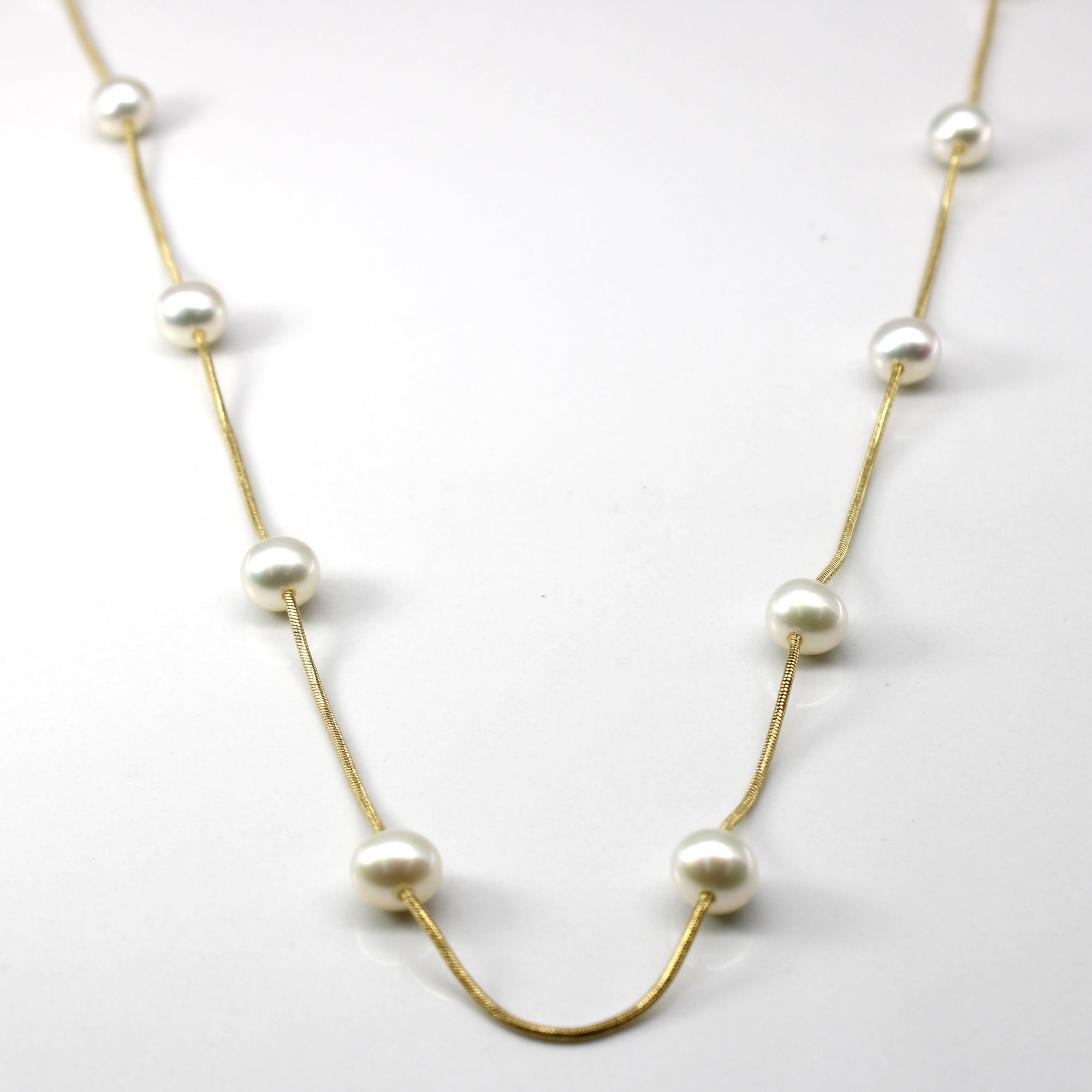 Pearl Gold Chain | 18