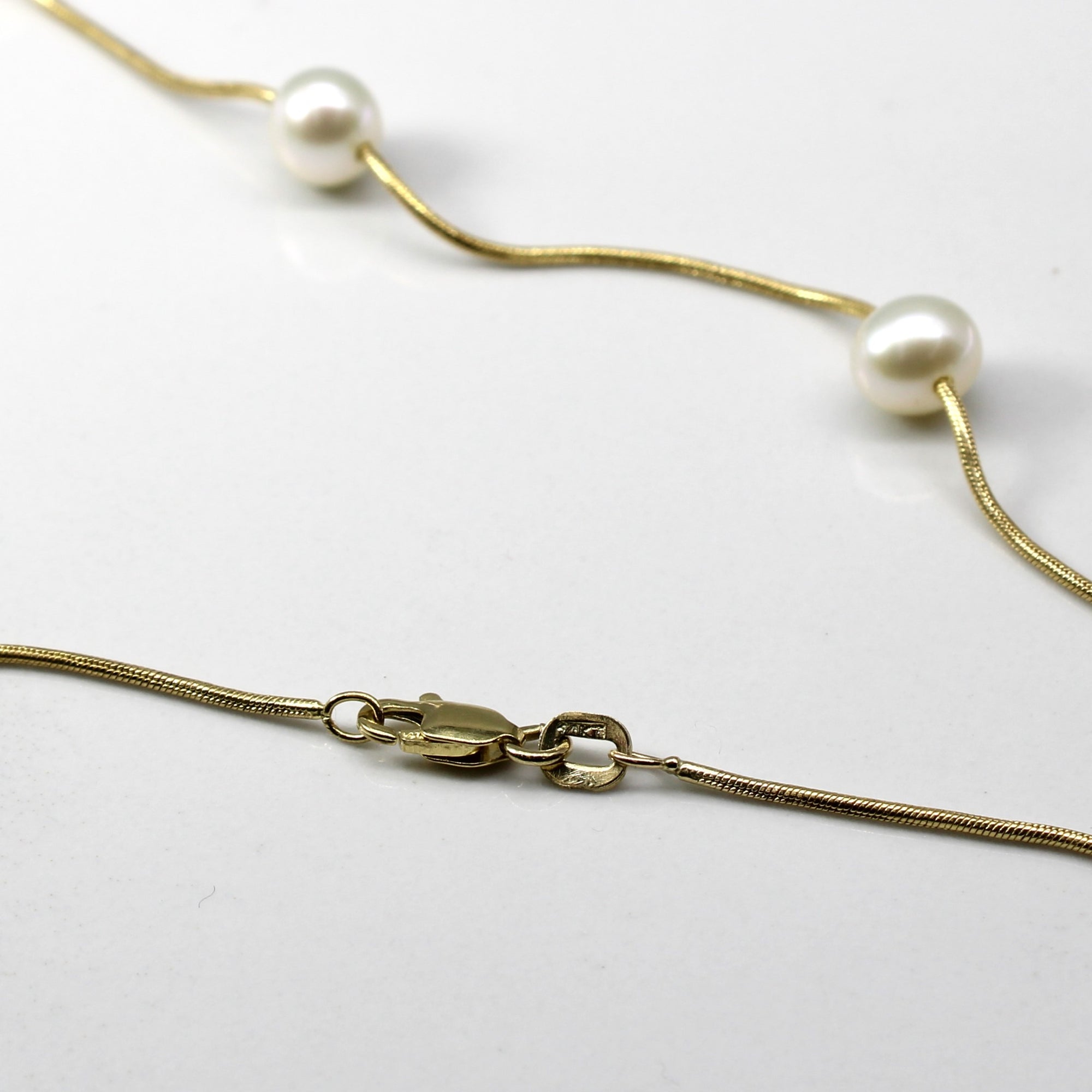 Pearl Gold Chain | 18