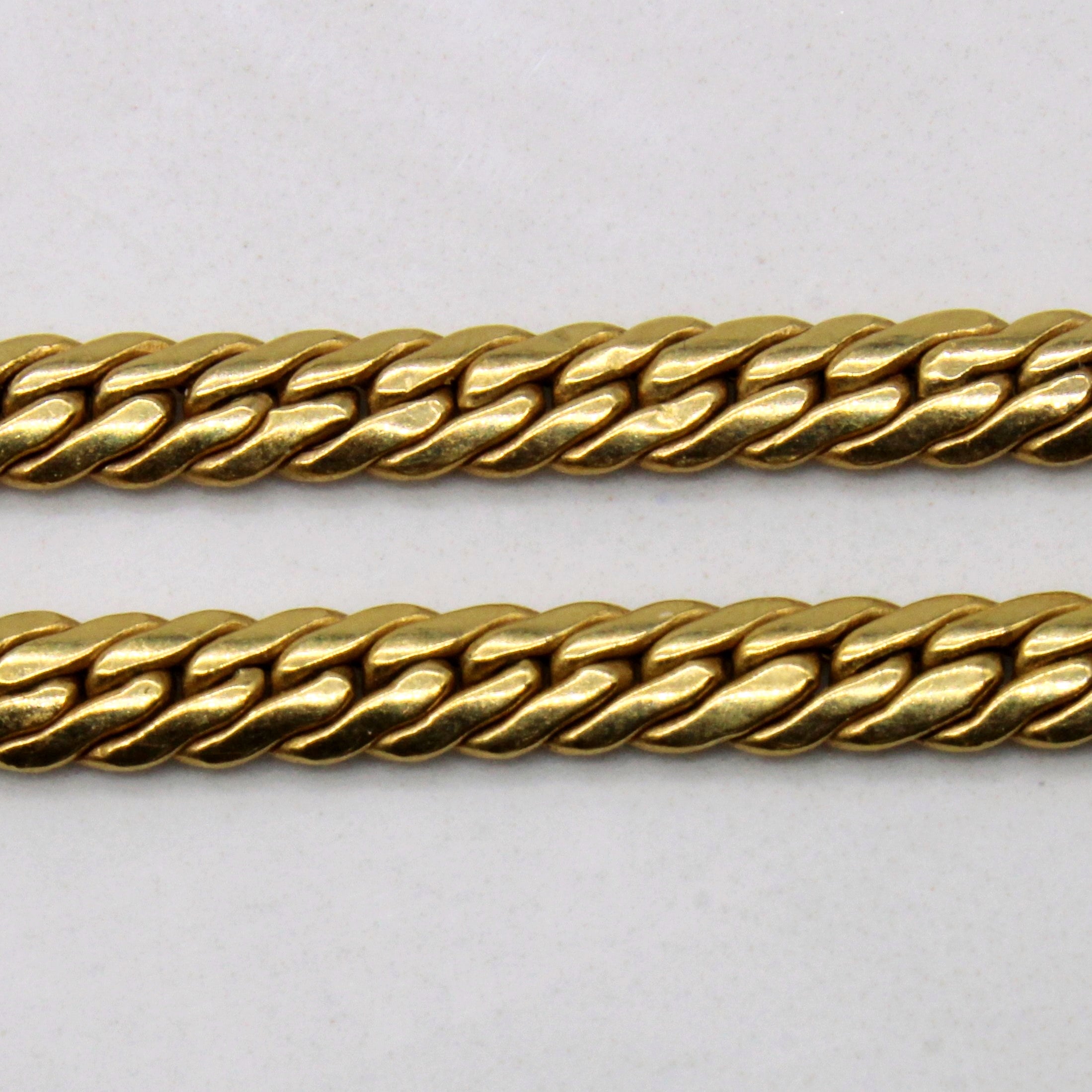 10k Yellow Gold Cuban Link Chain | 18" |