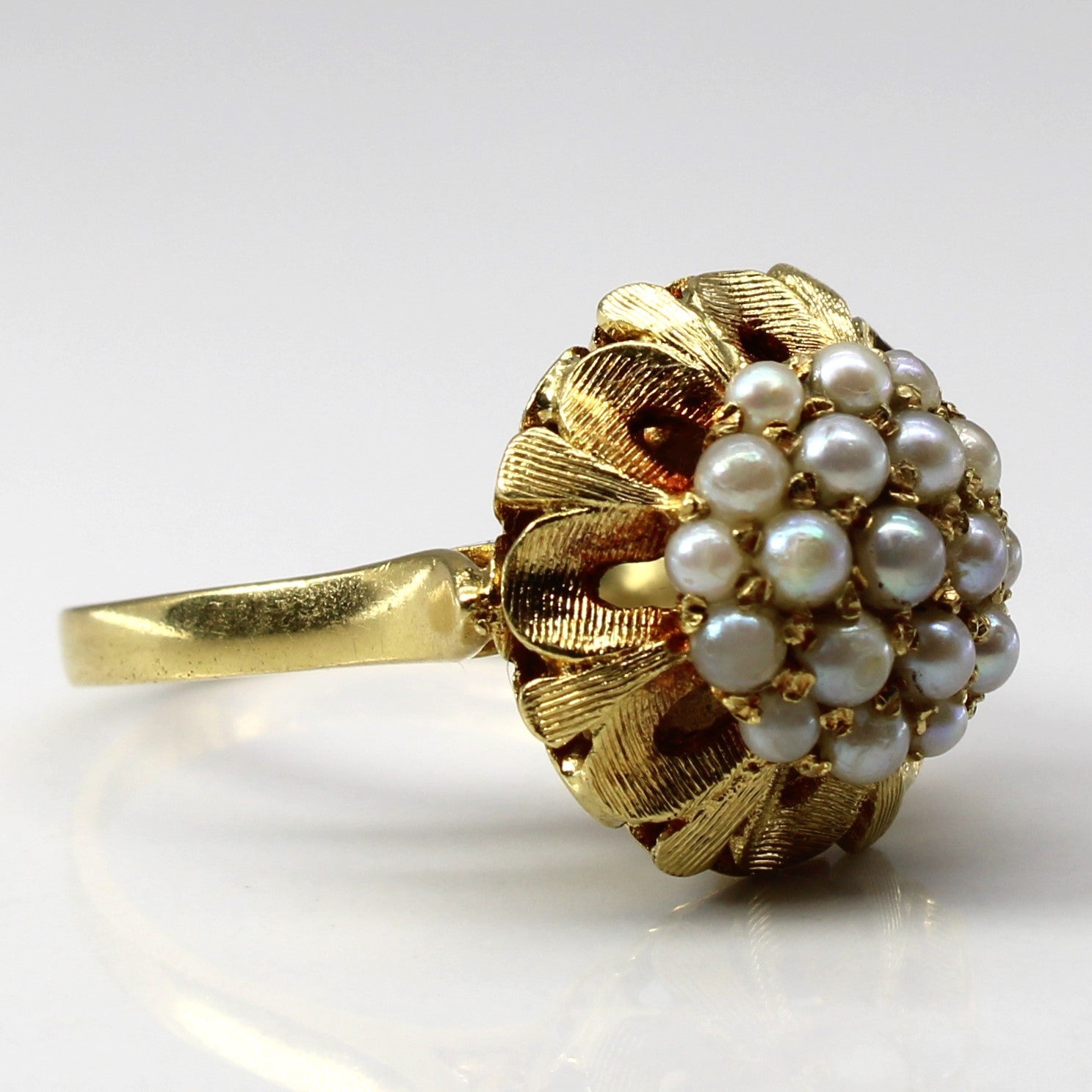 Cluster Set Pearl Ring | SZ 7.25 |