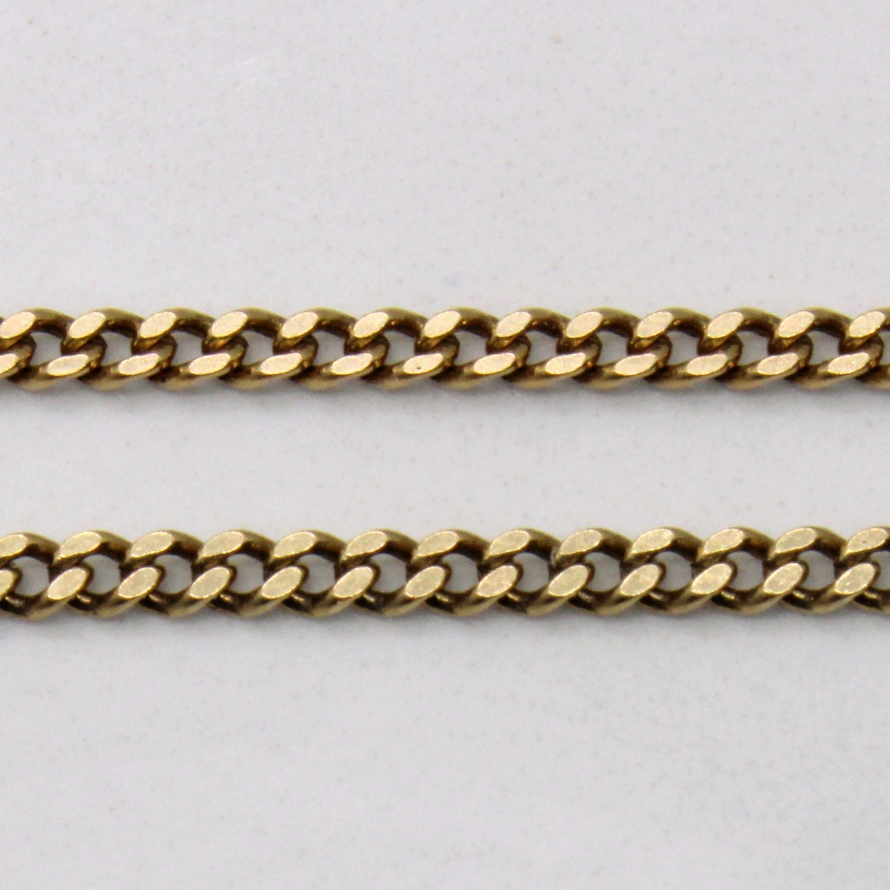 18k Yellow Gold Curb Link Chain | 24