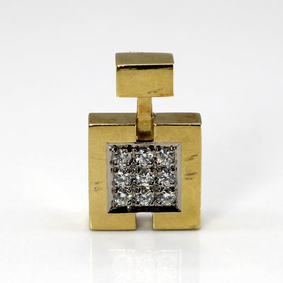 Cluster Set Diamond Pendant | 0.27ctw |