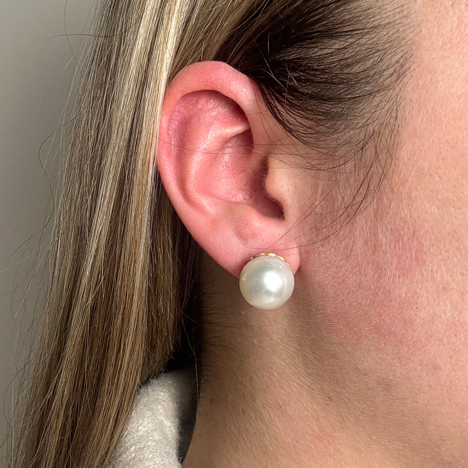 Pearl Stud Earrings
