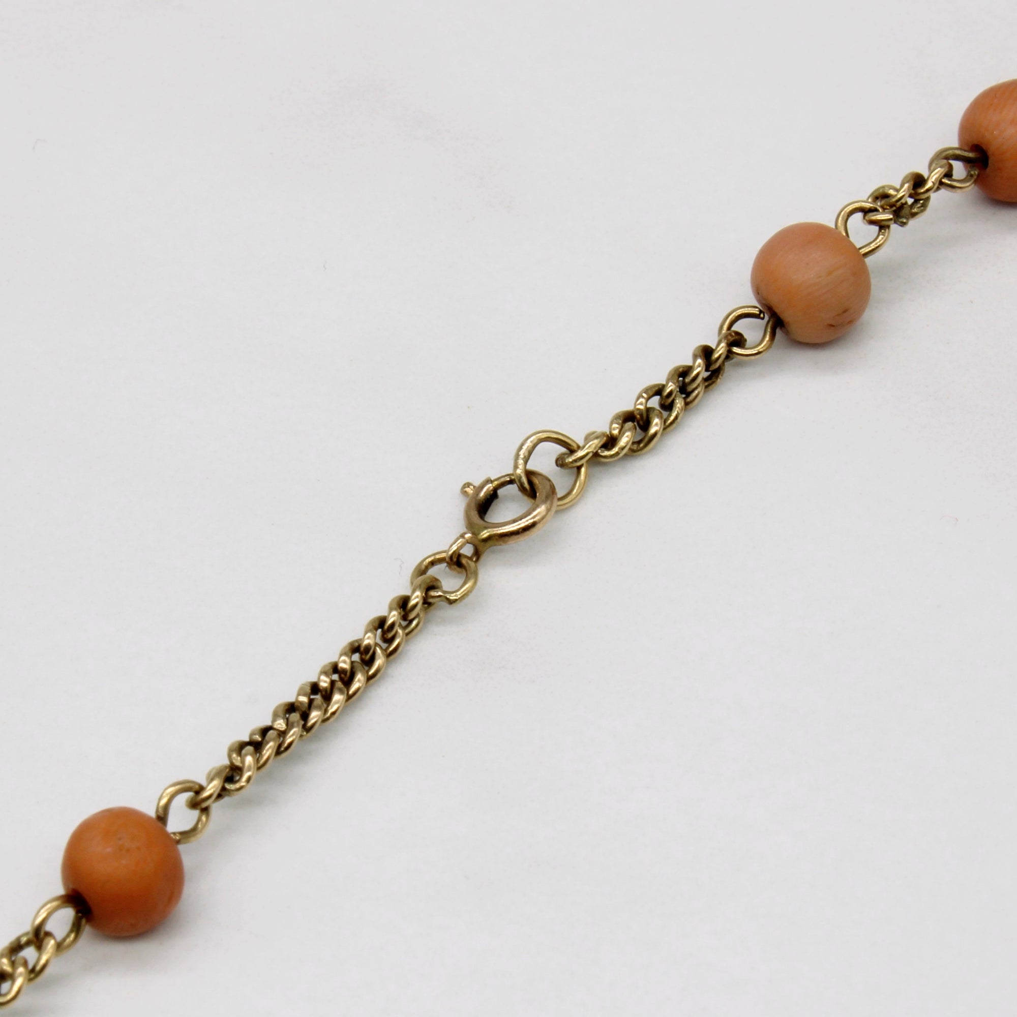 Coral Bead Necklace | 37.50ctw | 18