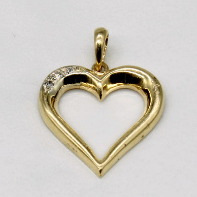 Diamond Heart Pendant | 0.02ctw |