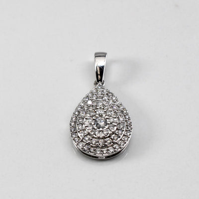 Cluster Diamond Drop Pendant | 0.40ctw |
