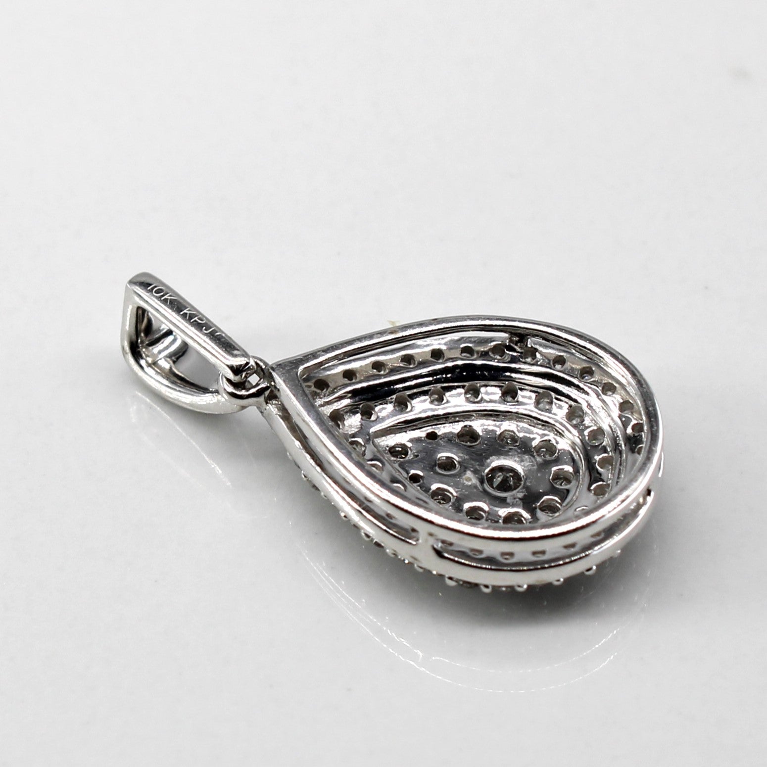 Cluster Diamond Drop Pendant | 0.40ctw |