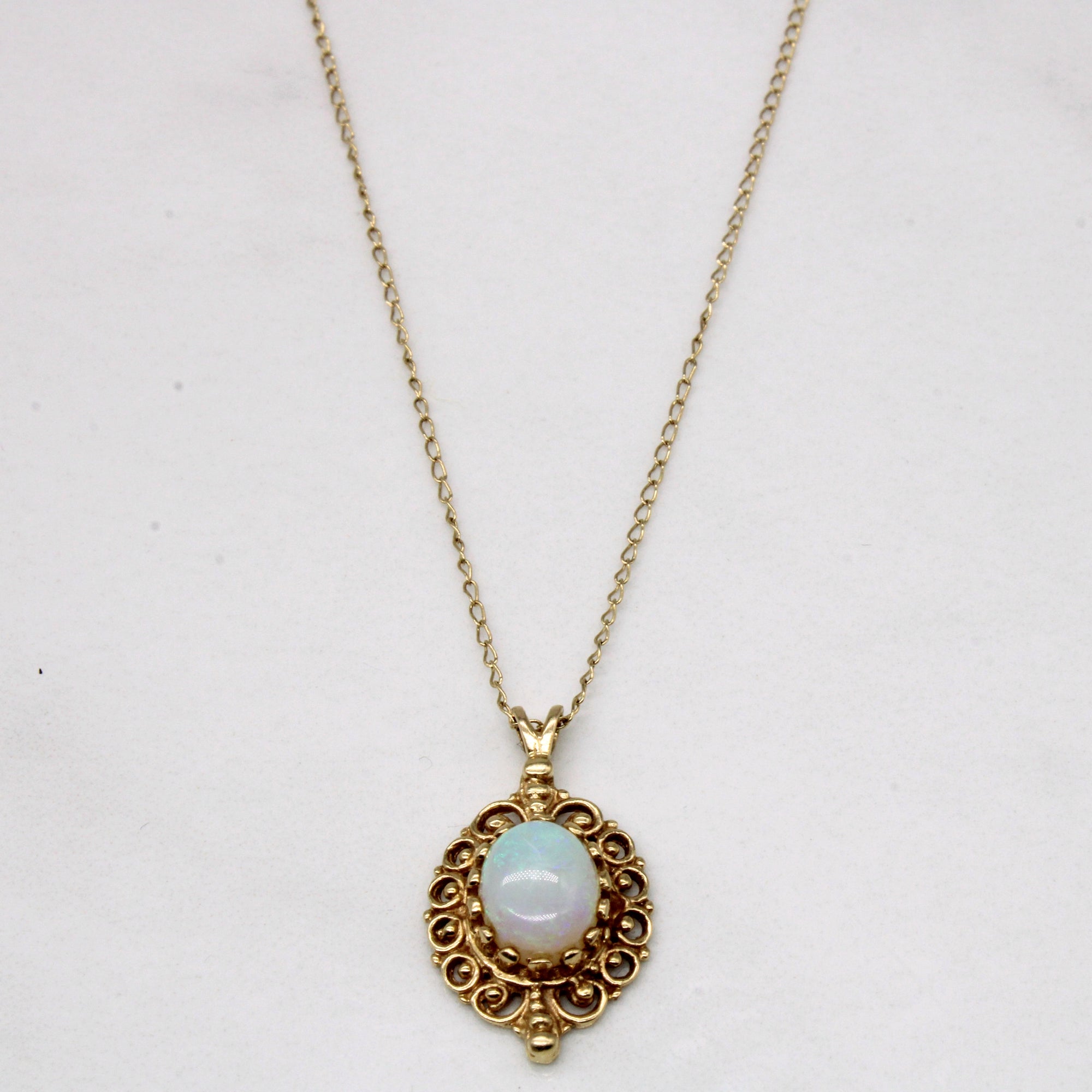 Opal Pendant Necklace | 0.50ct | 20