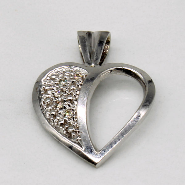 Diamond Heart Pendant | 0.03ctw |