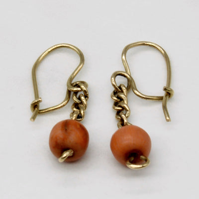 Coral Drop Earrings | 3.00ctw |