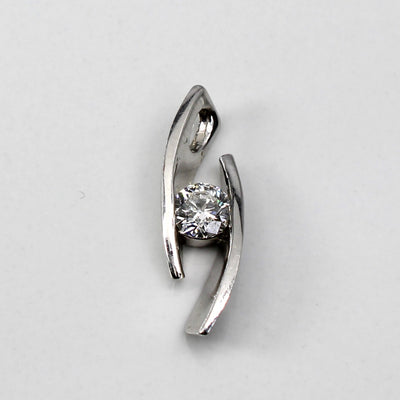 Tension Set Diamond Pendant | 0.28ct |