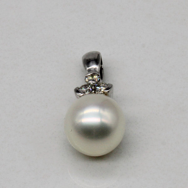 Pearl & Diamond Pendant | 0.08ctw |