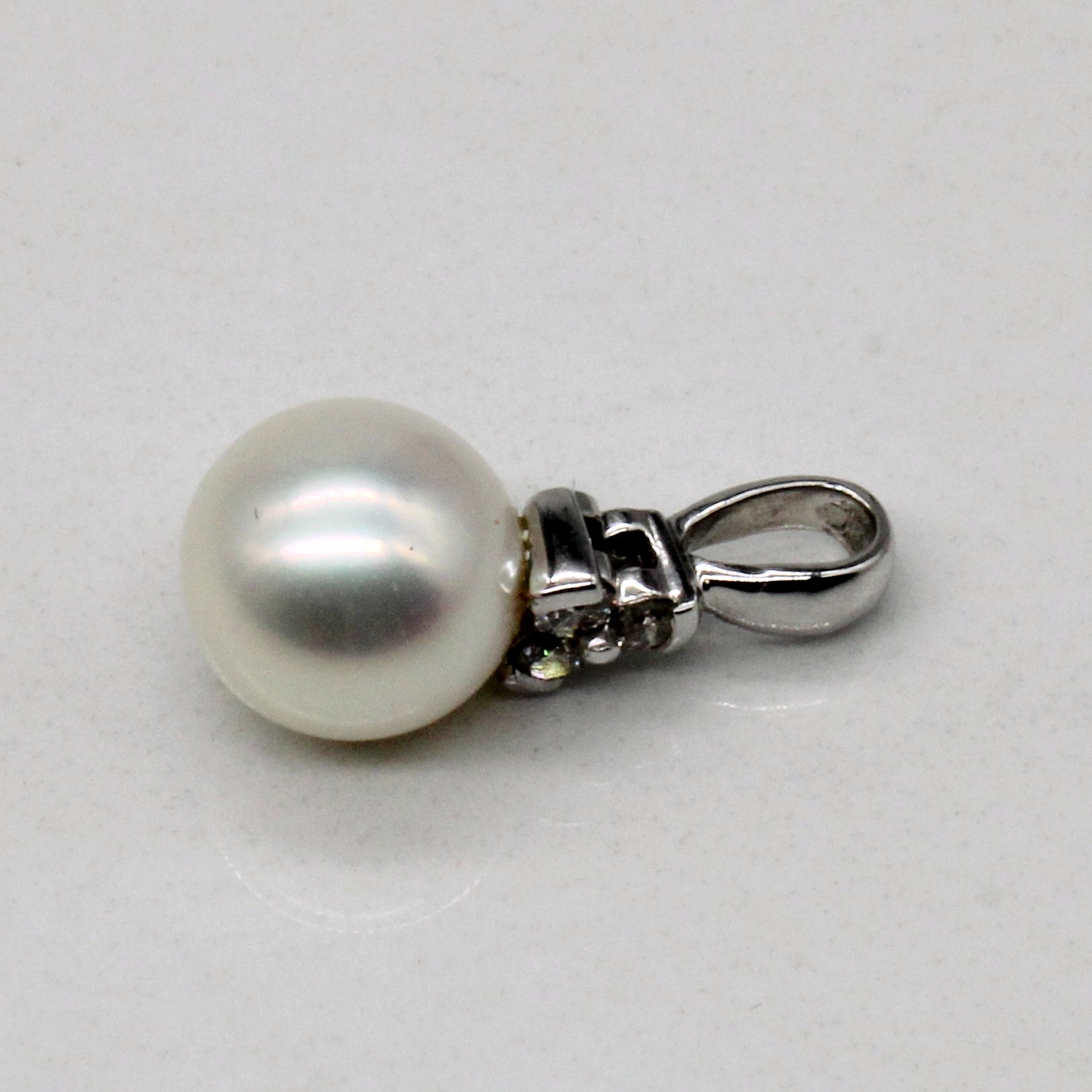 Pearl & Diamond Pendant | 0.08ctw |