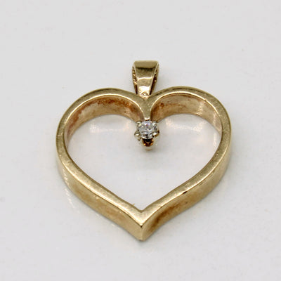 Diamond Heart Pendant | 0.02ct |