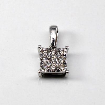 Cluster Diamond Pendant | 0.27ctw |