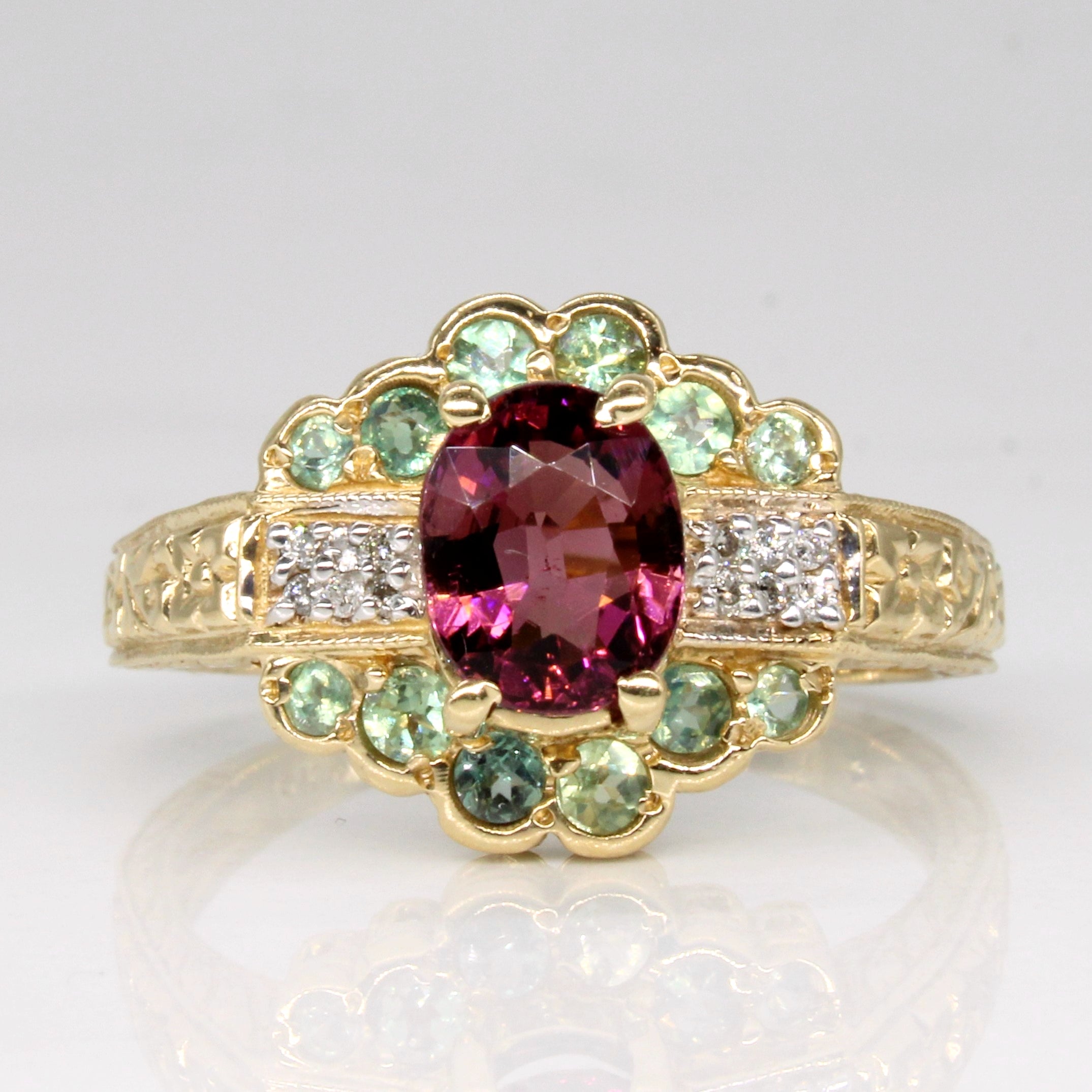 Multi Gem Cocktail Ring | 1.96ctw | SZ 6 |