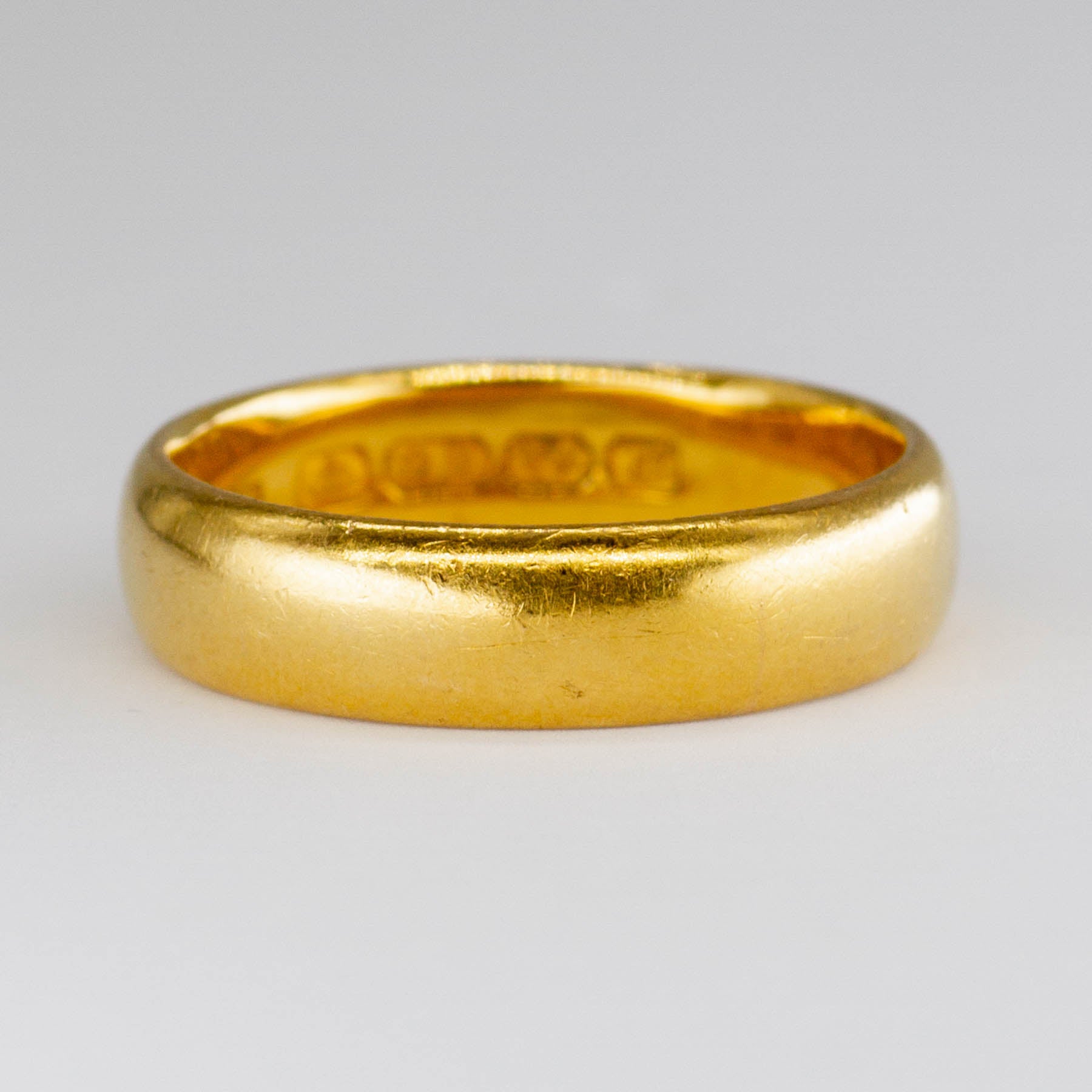 Birmingham 1916 Hallmarked 22k Band | 5mm | SZ 7.75 |