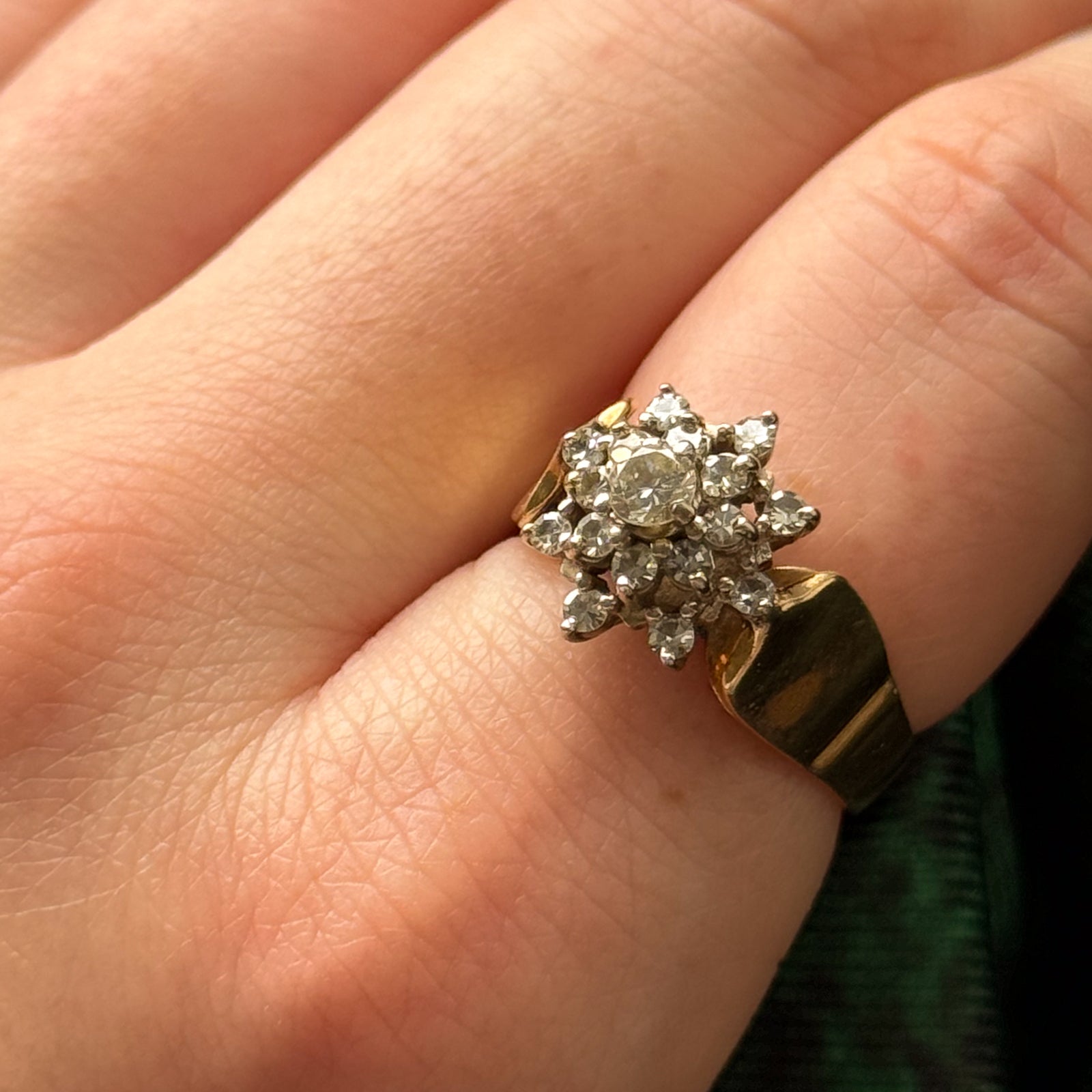 Diamond Cocktail Ring | 0.53ctw | SZ 6.75 |