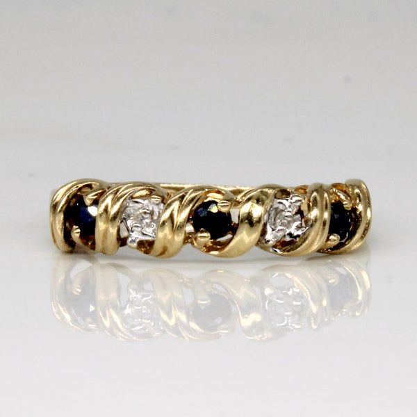 Sapphire & Diamond Ring | 0.12ctw, 0.01ctw | SZ 5.75 |