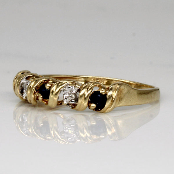 Sapphire & Diamond Ring | 0.12ctw, 0.01ctw | SZ 5.75 |