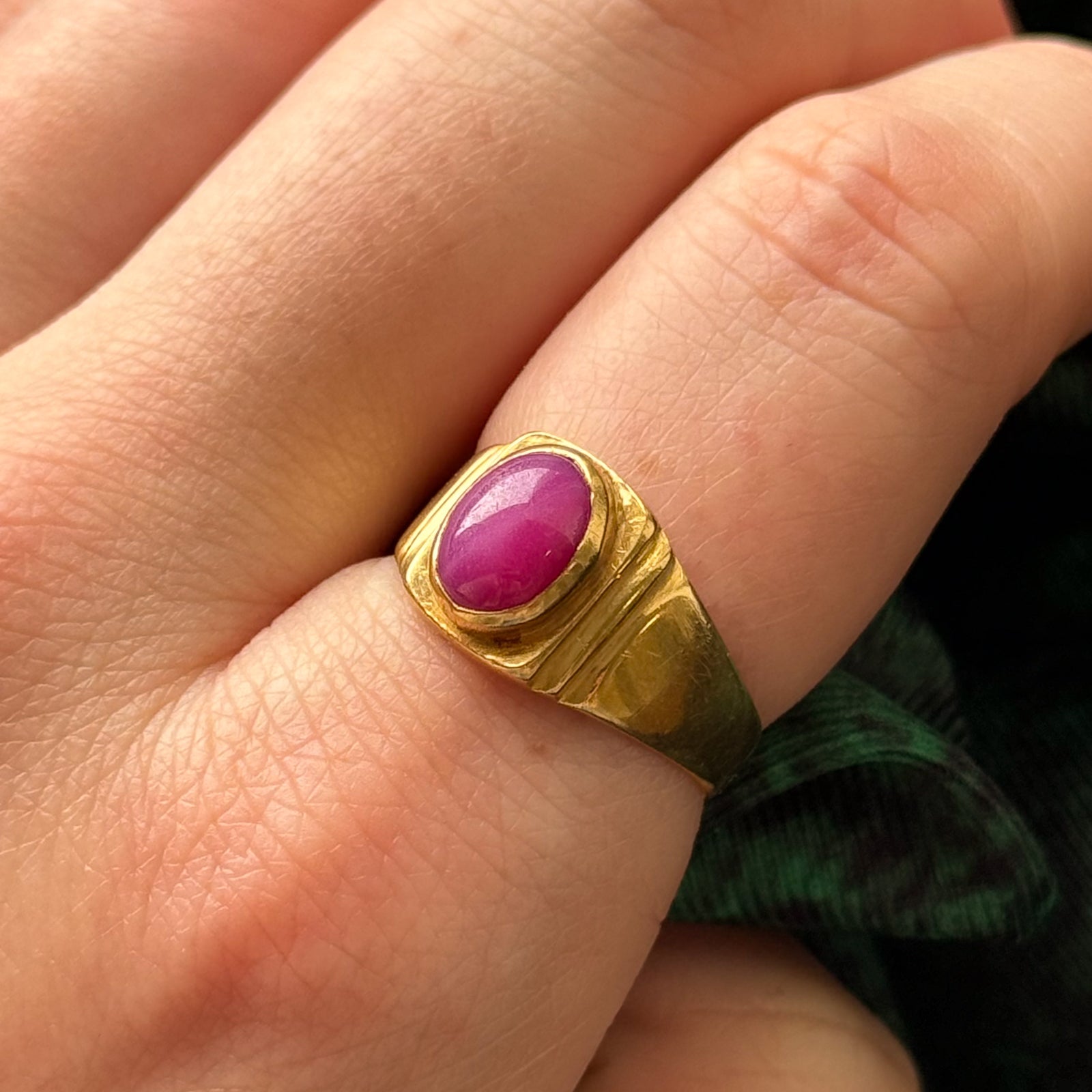 Synthetic Pink Sapphire Cocktail Ring | 0.60ct | SZ 7.5 |